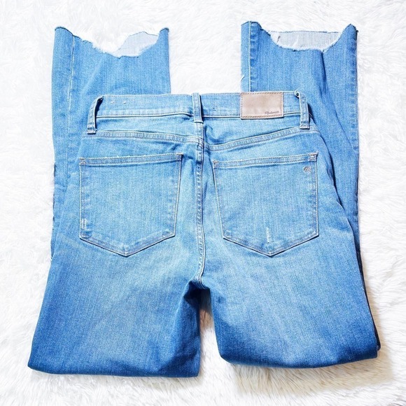 Madewell Cali Demi-Boot Denim Jeans Button Fly SZ25 - Picture 3 of 9